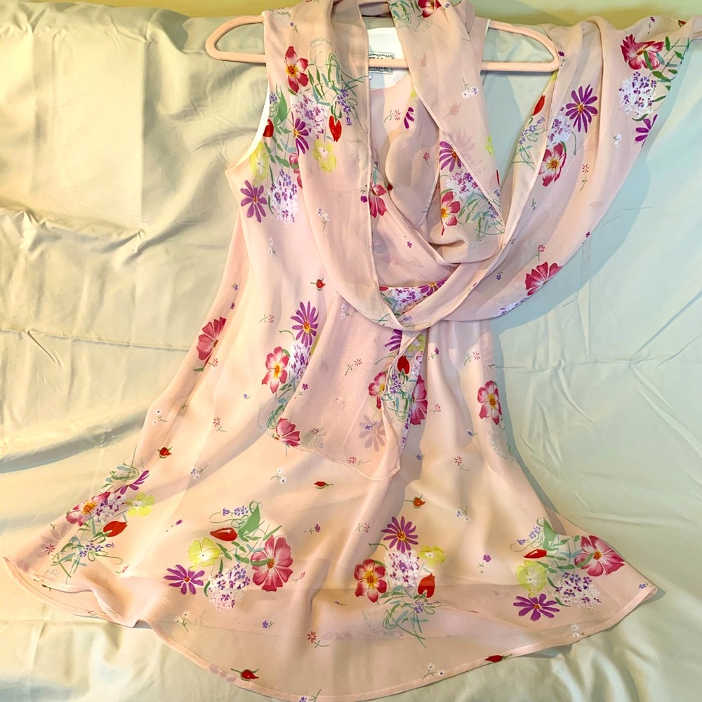 Kamellia By Desire two piece Soft Pink Dress Small